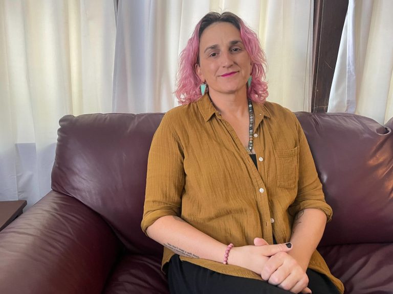 Leigh Finke, the first transgender person elected to Minnesota's state legislature.