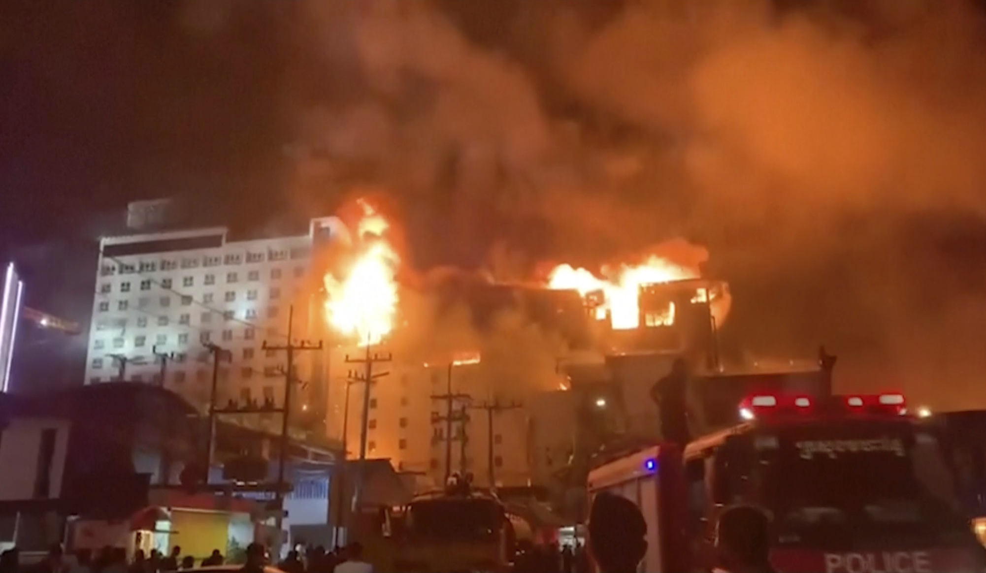Cambodia Hotel Fire