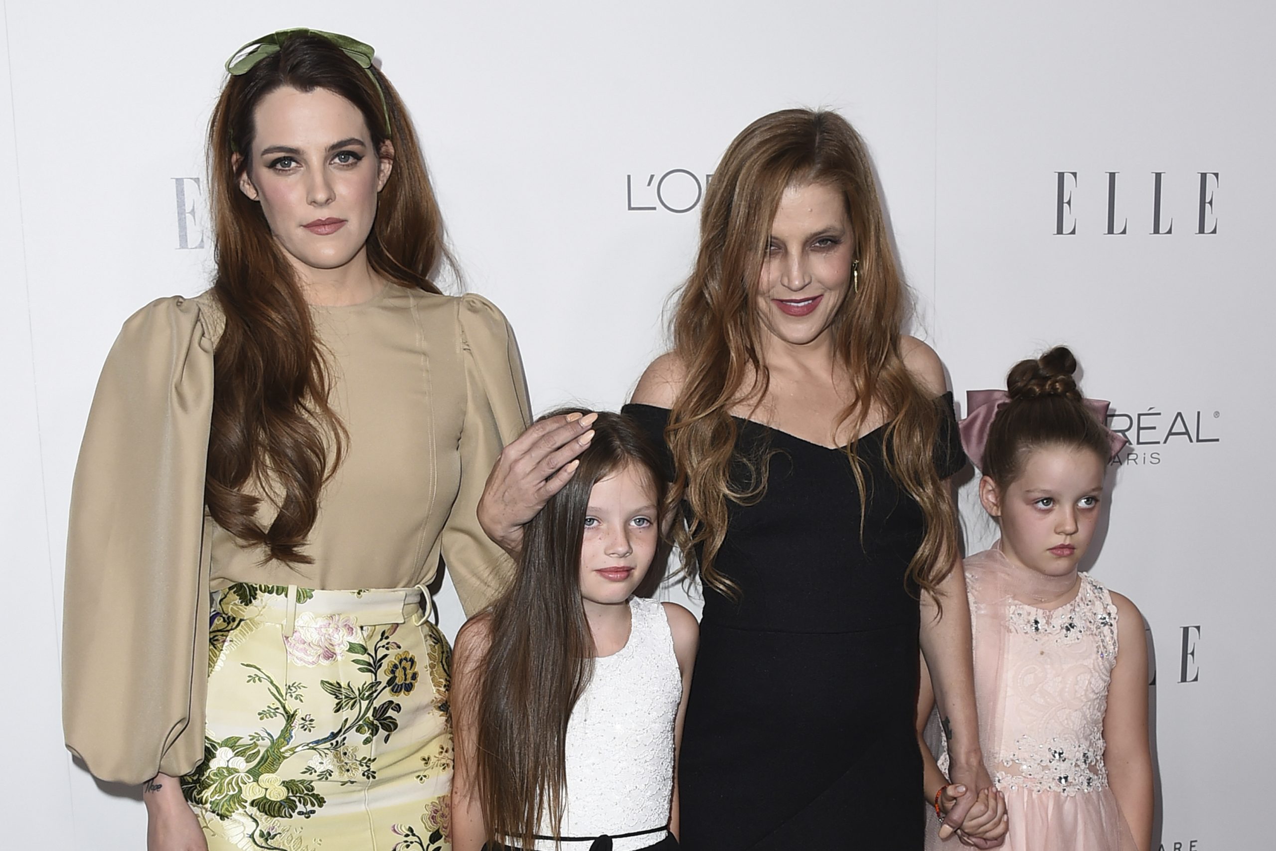 Lisa Marie Presley, Riley Keough, Finley Lockwood, Harper Lockwood