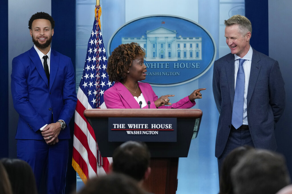 Golden State Warriors join roundtable on gun violence at White House