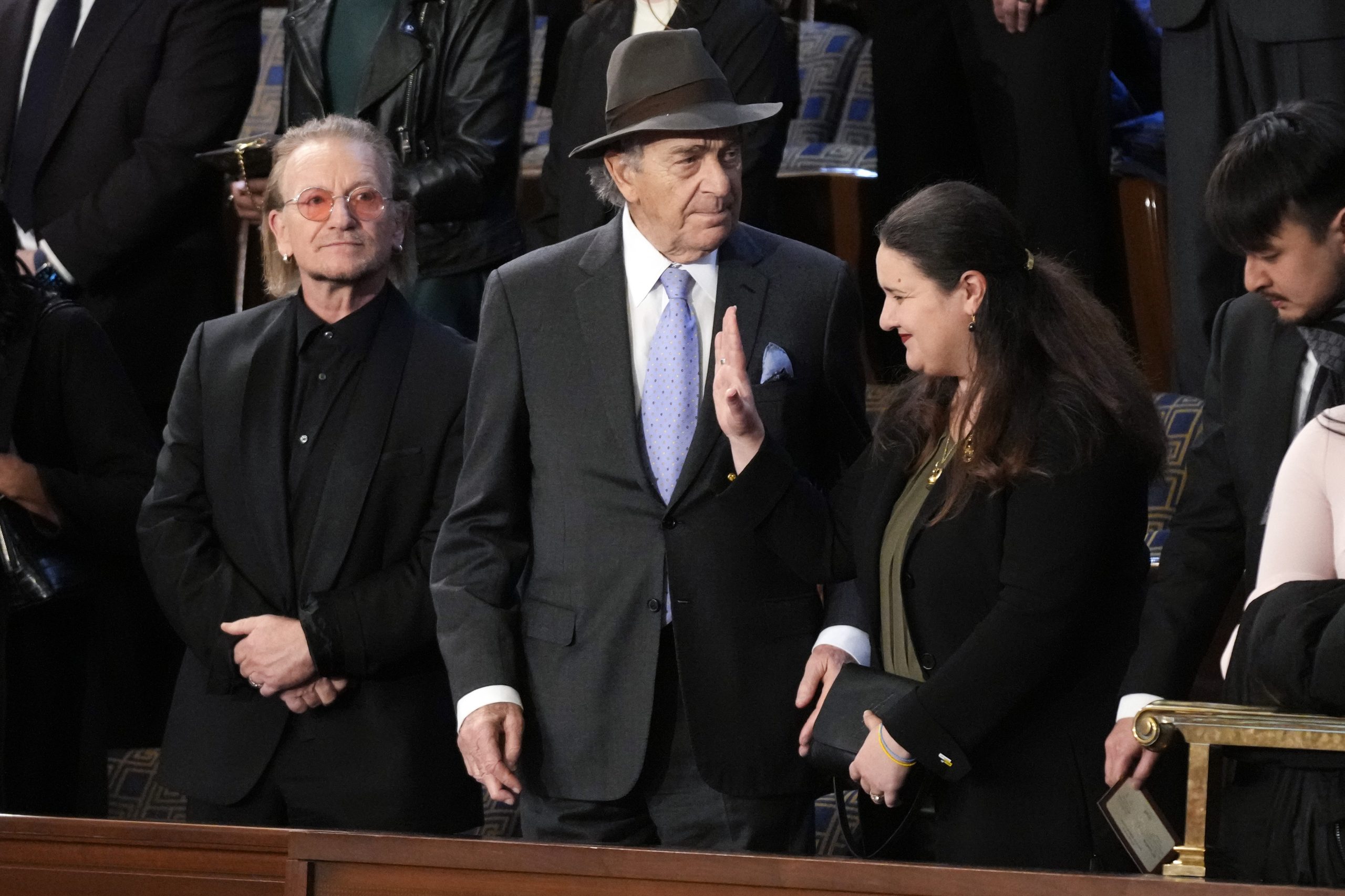 Bono, Paul Pelosi, Oksana Markarova
