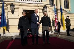 Biden makes surprise visit to Ukraine as air raid sirens sound: ‘Democracy stands’