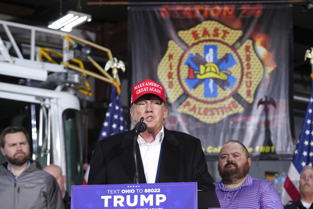 Trump Train Derailment Ohio