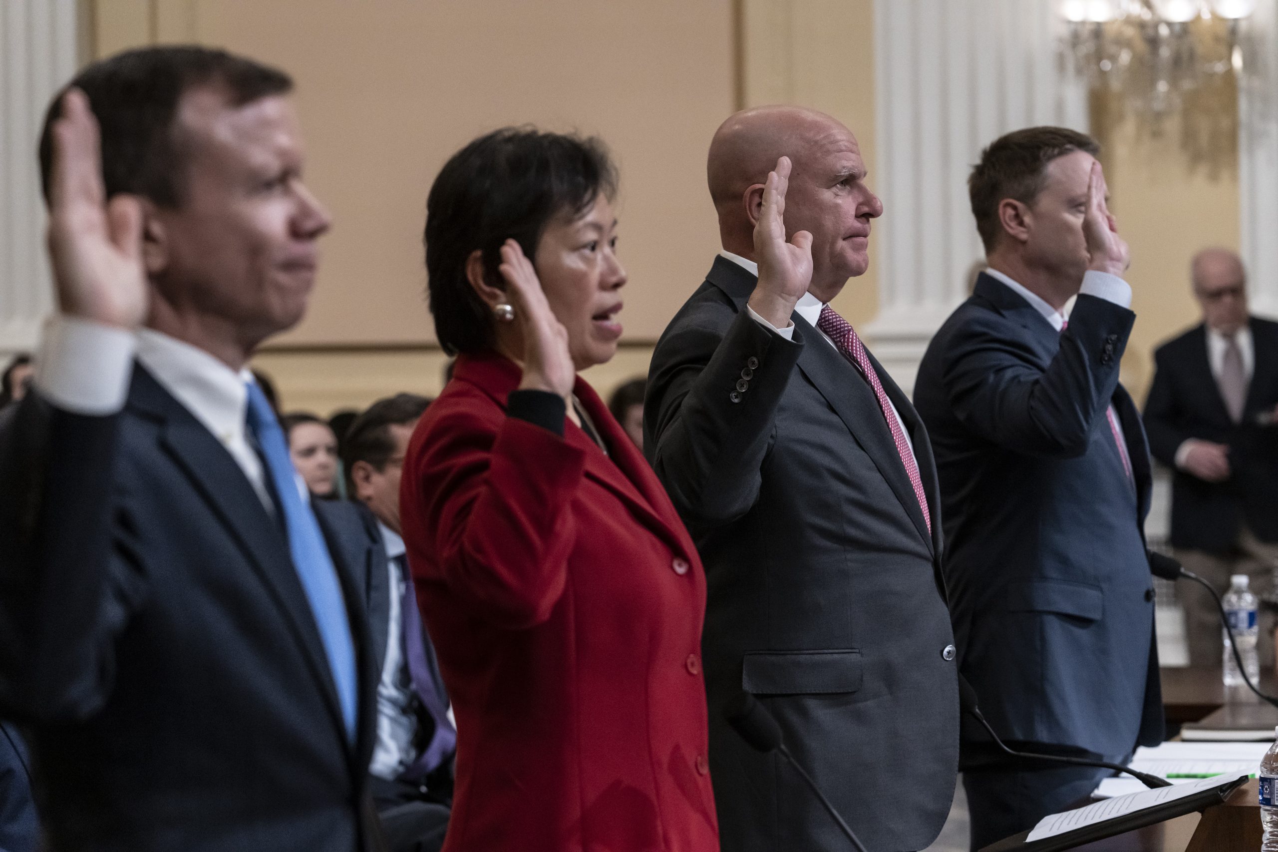 Scott Paul, Tong Yi, H.R. McMaster, Matthew Pottinger