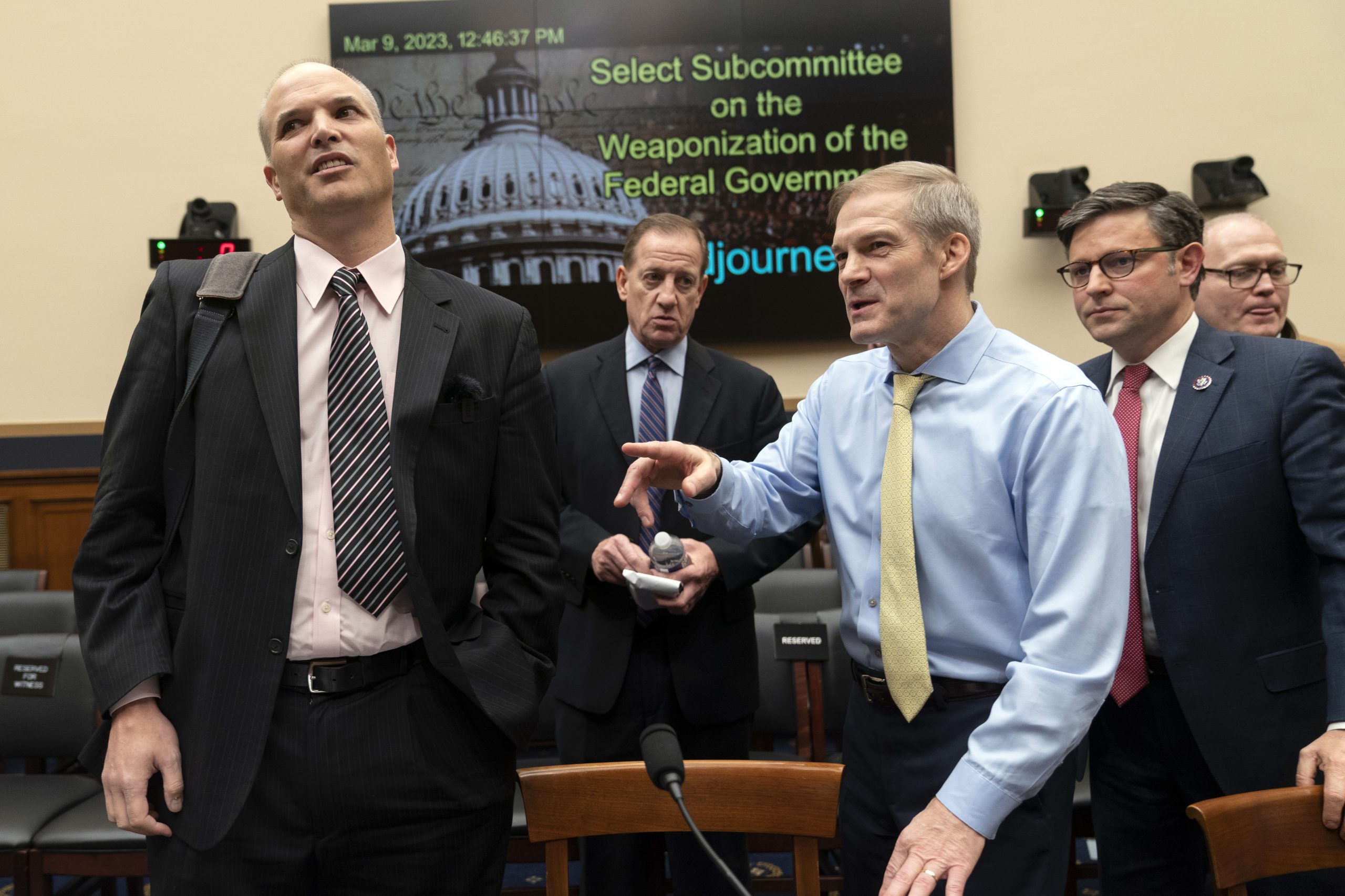 Jim Jordan, Matt Taibbi, Mike Johnson