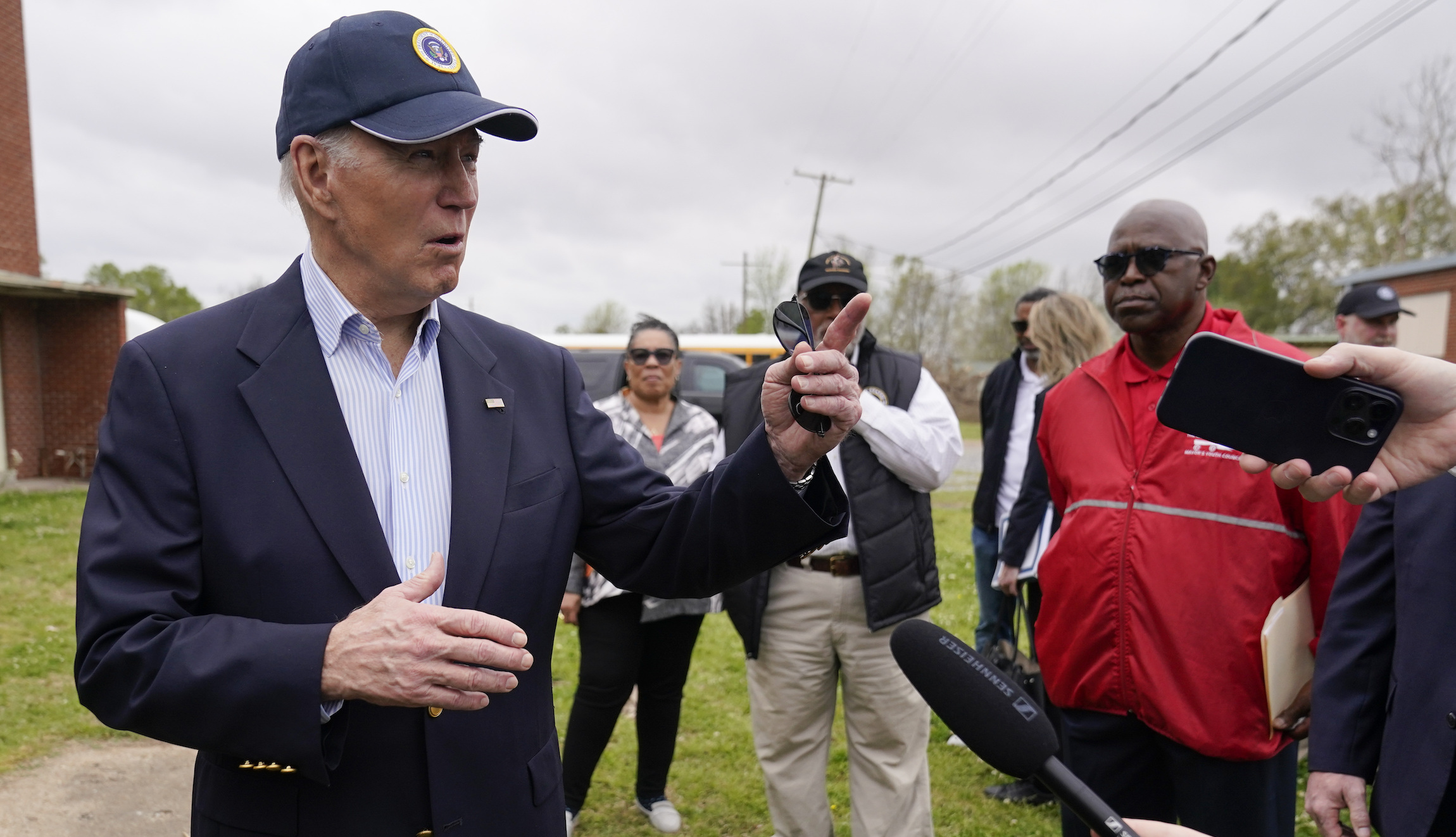 Joe Biden, Marcia Fudge, Bennie Thompson, Eldridge Walker