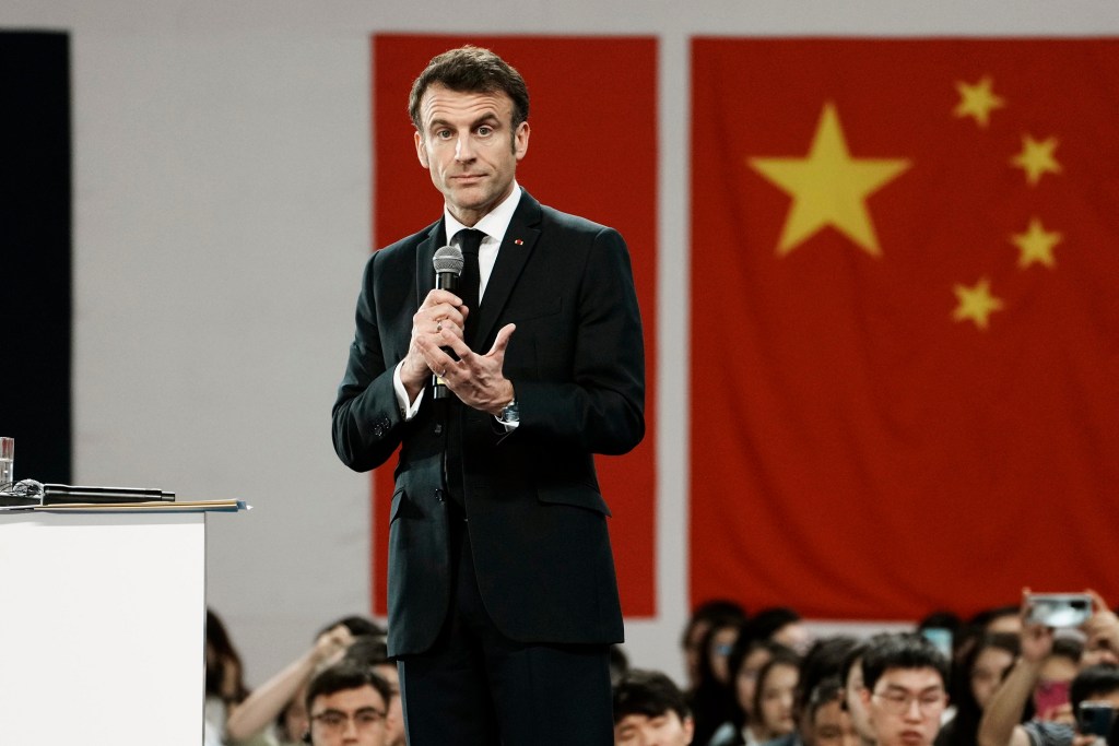 Americans must recognize that Macron has chosen China