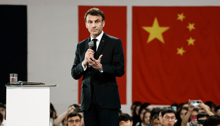 French President Emmanuel Macron.