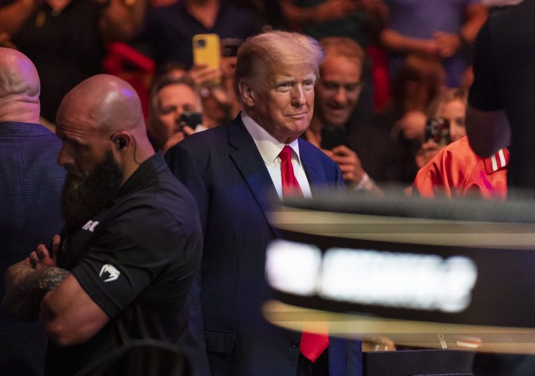 WATCH: Trump gets standing ovation at UFC 287, crowd chants ‘USA!’