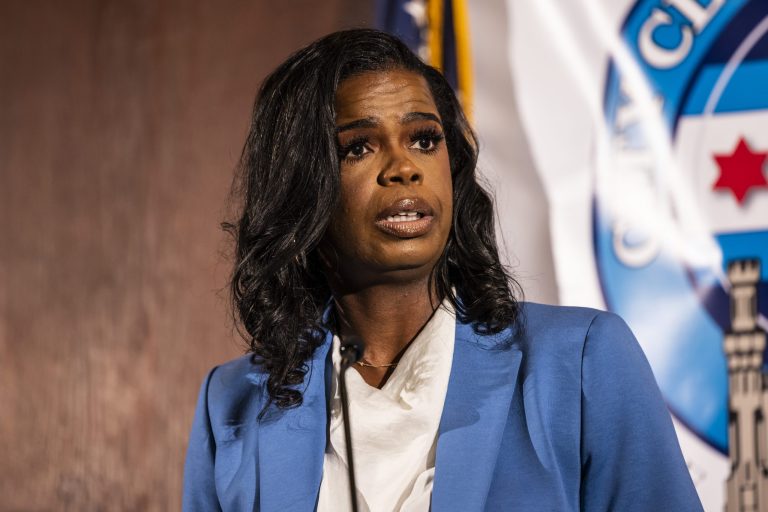 Cook County State's Attorney Kim Foxx announces she will not seek reelection during a speech at a City Club of Chicago luncheon at Maggiano's Banquets in River North, Tuesday, April 25, 2023. 
