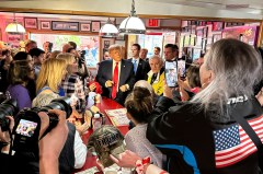 Trump’s meaty burger order revealed as he takes on GOP rivals