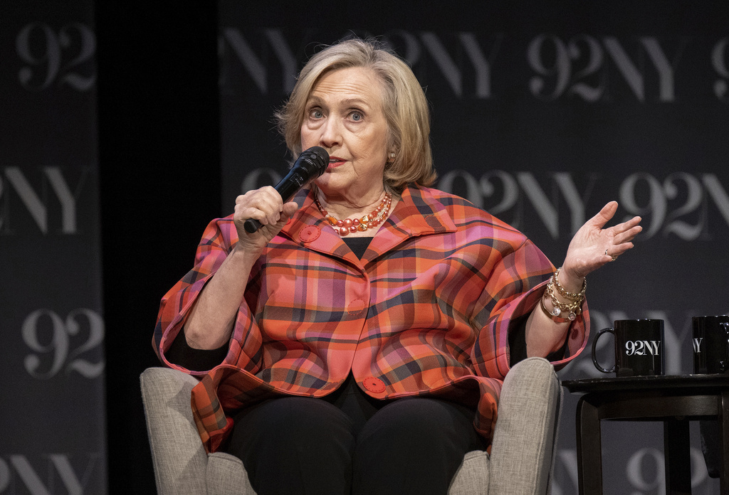 The Debrief with Hugo Gurdon: Hillary Clinton reacts to the Trump indictments