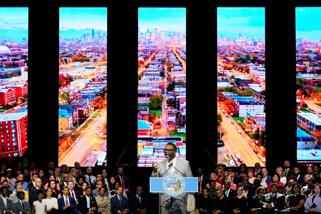 Brandon Johnson inauguration: Chicago’s liberal mayor turns event into diversity celebration