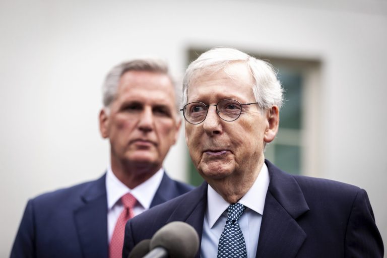 McConnell backs up McCarthy and GOP negotiators as debt talks hit latest snag McConnell backs up McCarthy and GOP negotiators as debt talks hit latest snag