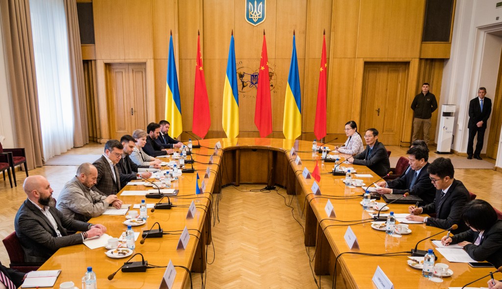 Chinese envoy meets with Ukrainian leaders urging peace