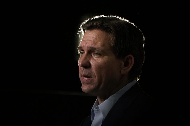 DeSantis rough patch tests conservative and donor patience with top Trump alternative Republican presidential candidate Florida Gov. Ron DeSantis speaks during a campaign event, Tuesday, May 30, 2023, in Clive, Iowa.