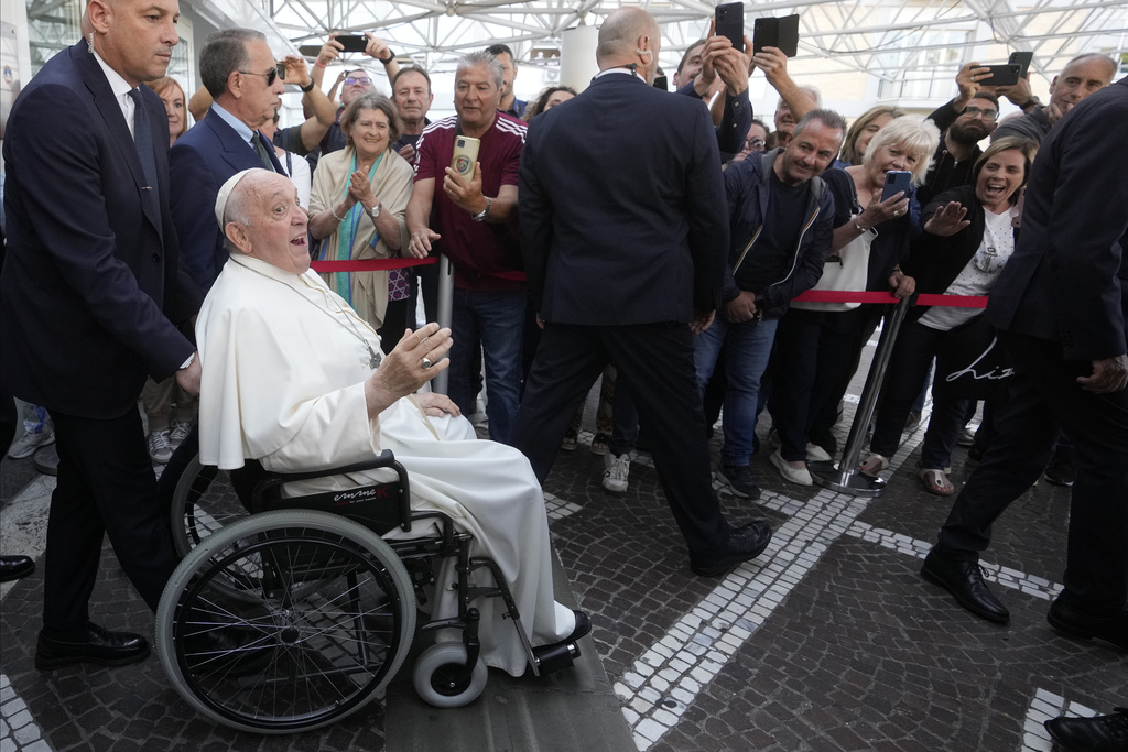 Pope Francis released from hospital but will limit public appearances after surgery