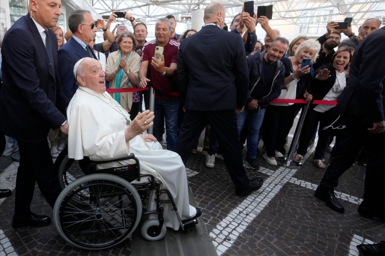 Pope Francis released from hospital but will limit public appearances after surgery