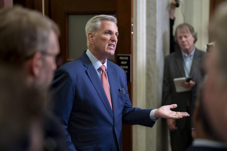 WATCH LIVE: Kevin McCarthy holds press briefing ahead of Trump arraignment