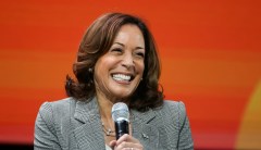 Harris steps into the spotlight with Biden at the beach