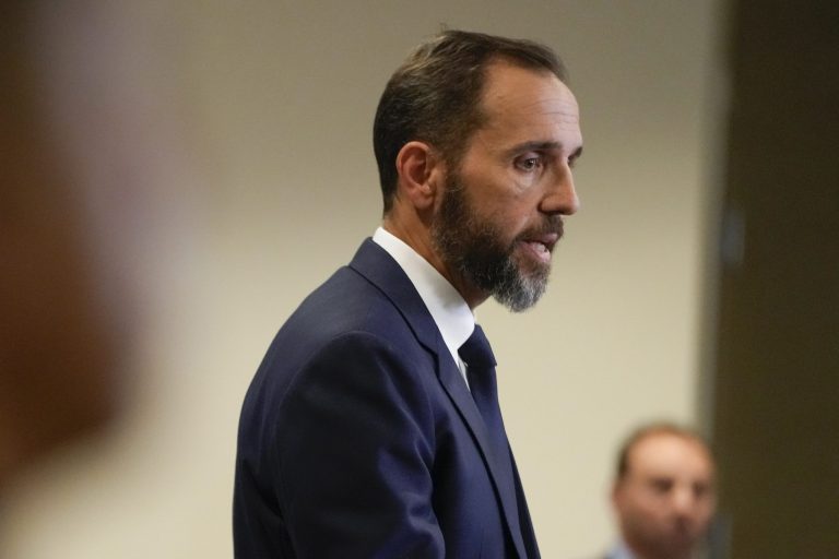 Special counsel Jack Smith speaks about an indictment of former President Donald Trump, Tuesday, Aug. 1, 2023, at a Department of Justice office in Washington. 
