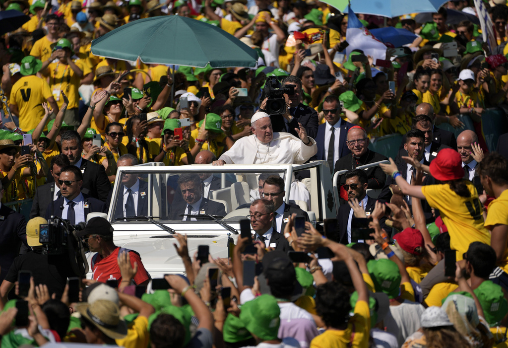 APTOPIX Portugal Pope World Youth Day