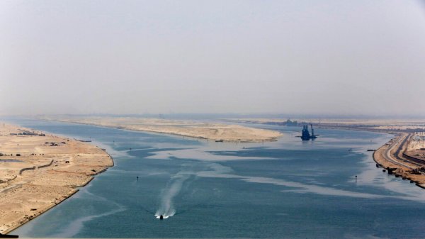 Suez Canal blocked after massive container ship gets stuck