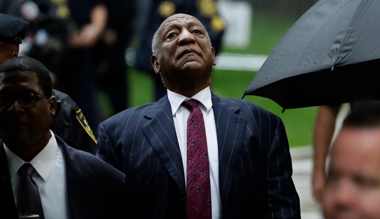 Bill Cosby arrives for his sentencing hearing at the Montgomery County Courthouse, Tuesday, Sept. 25, 2018, in Norristown, Pa.