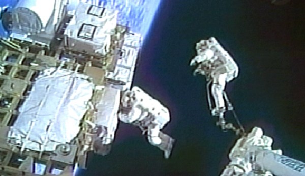 Astronaut casts absentee ballot from space
