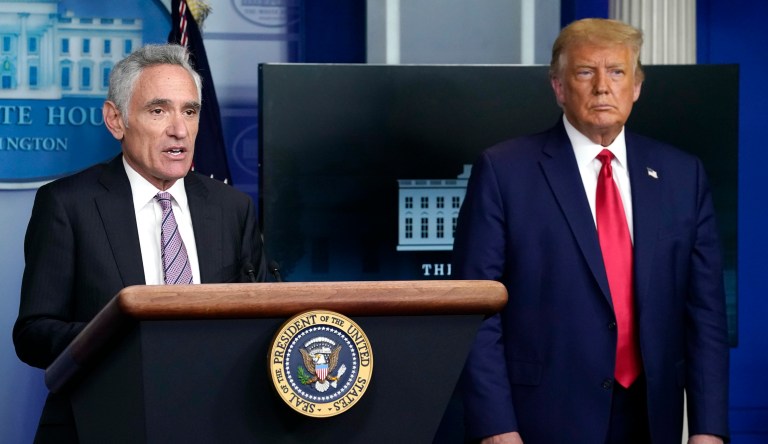 ‘Everything he says is false’: CDC director alarmed by new Trump coronavirus adviser