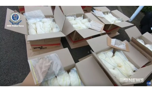 Man with $140M worth of meth crashes into cop car