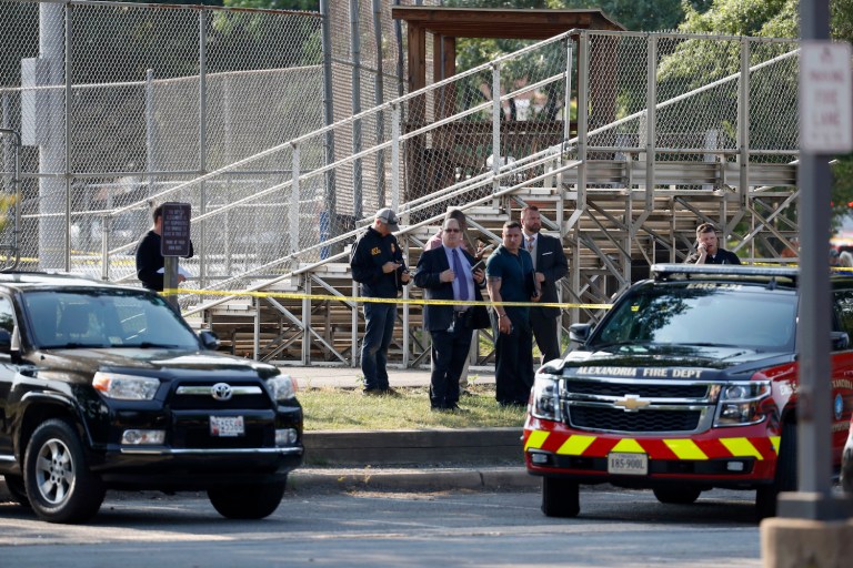 After yesterday's shooting in Alexandria, tickets to Thursday's baseball game have risen sharply. (AP Photo/Alex Brandon)