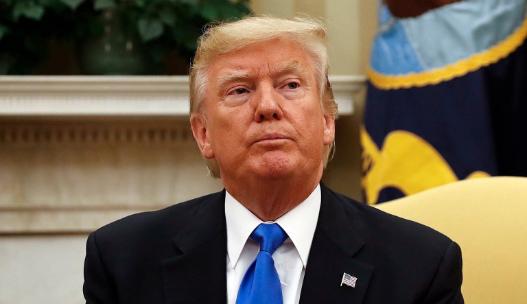 Trump last week signed legislation into law that imposes tougher sanctions against Russia. (AP Photo/Pablo Martinez Monsivais)