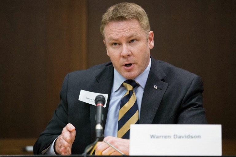 Warren Davidson has been endorsed by a number of leading conservative groups and individuals, including Freedomworks, Ohio Rep. Jim Jordan, Club for Growth and the Senate Conservatives Fund. (AP Photo)