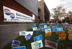 Maryland voters face long ballot, tight races