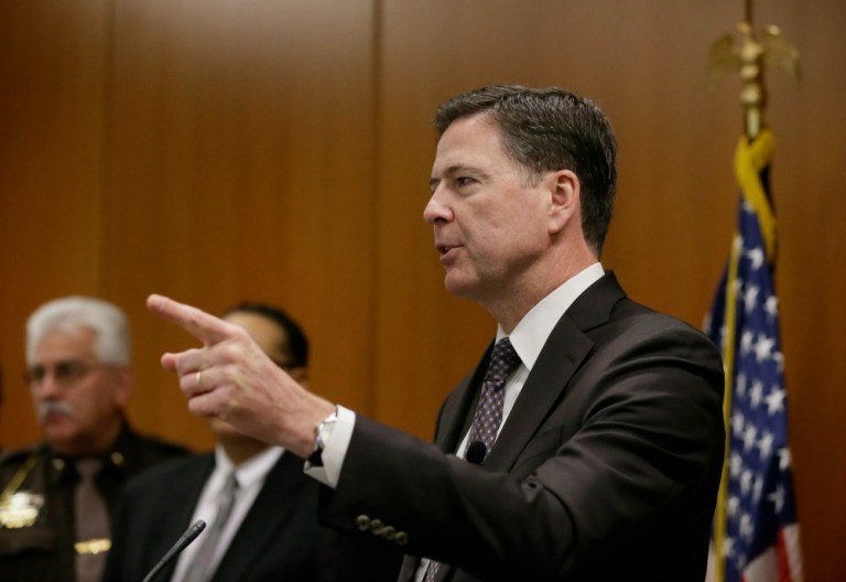 James Comey noted the effort to do the investigation 