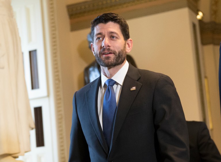 Speaker of the House Paul Ryan hits President Obama's planned executive action on gun control. (AP Photo/J. Scott Applewhite)