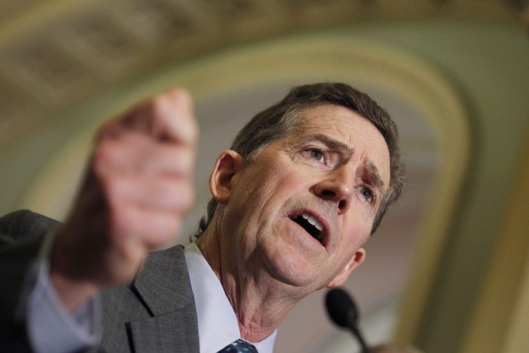 Former U.S. Sen. Jim DeMint is rejecting the âGang of Eightâ immigration legislation released on Wednesday, saying it would be too costly and would reward those who came to the United States illegally with amnesty. (AP Photo/Alex Brandon, File)