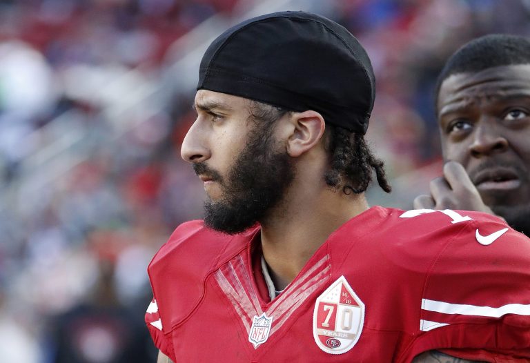 Kaepernick currently does not play for any team in the NFL and is a free agent. (AP Photo/Tony Avelar)