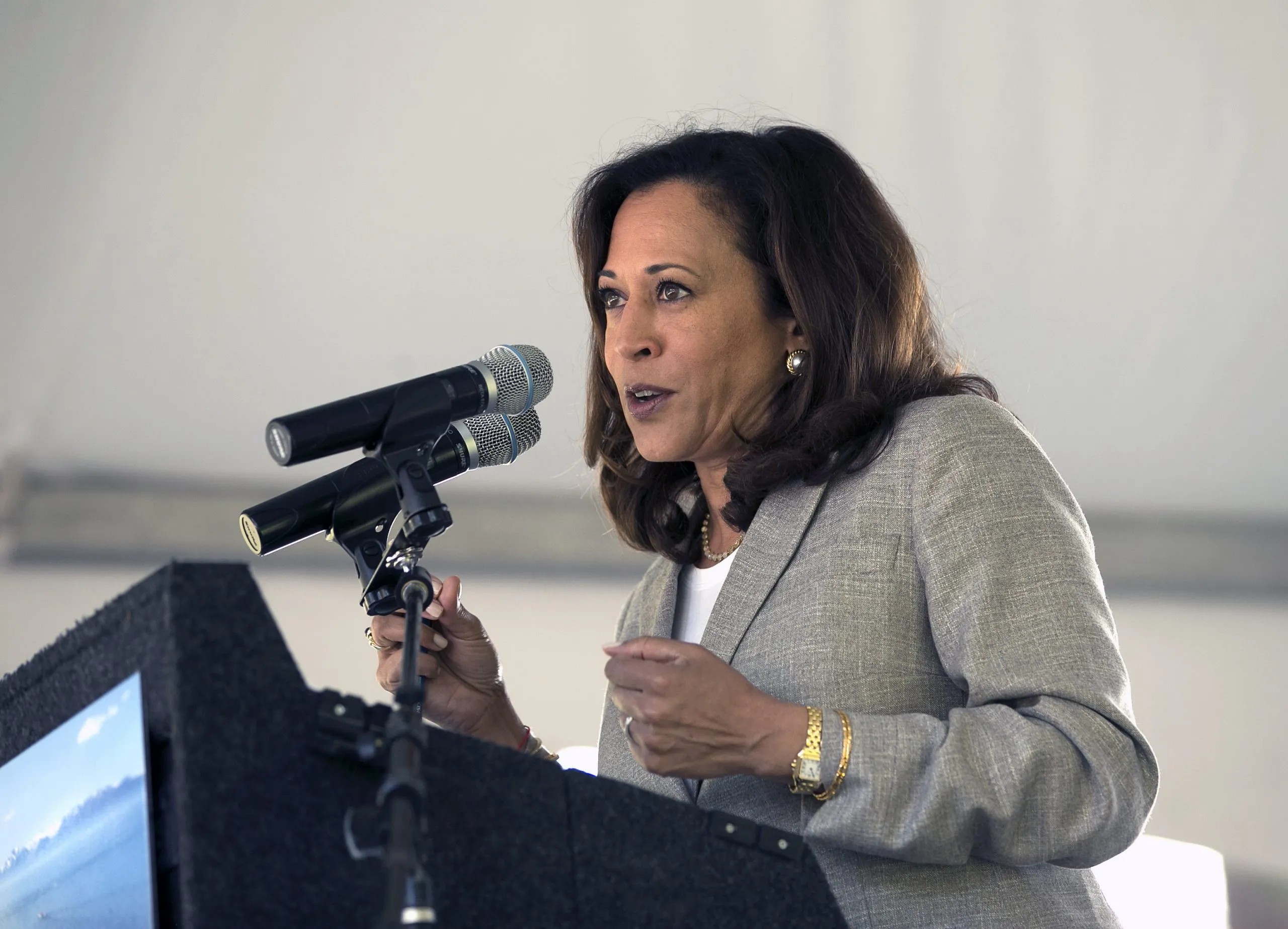 Welcome to the party, Kamala Harris