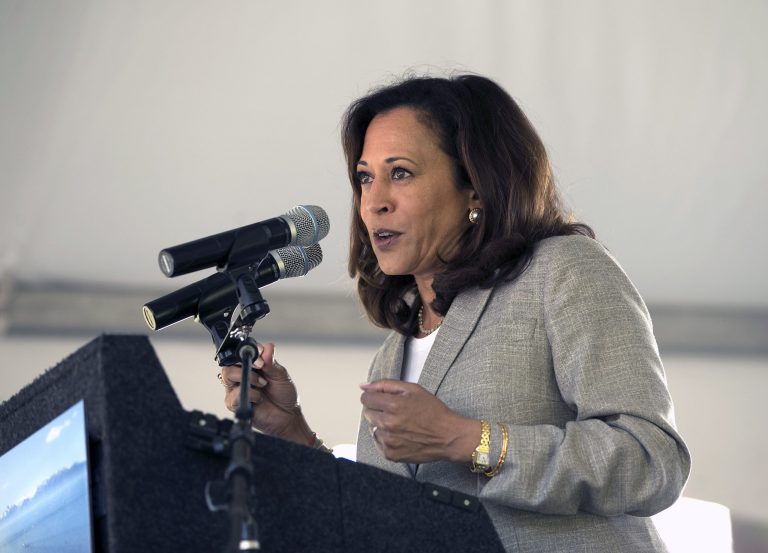 Sen. Kamala Harris, D-Calif., criticized Attorney General Jeff Sessions this week after he announced he would double the Justice Department's efforts in the so-called War on Drugs.(AP Photo/Rich Pedroncelli)