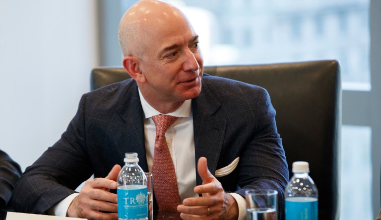 Trump said during the campaign that Amazon has a 
