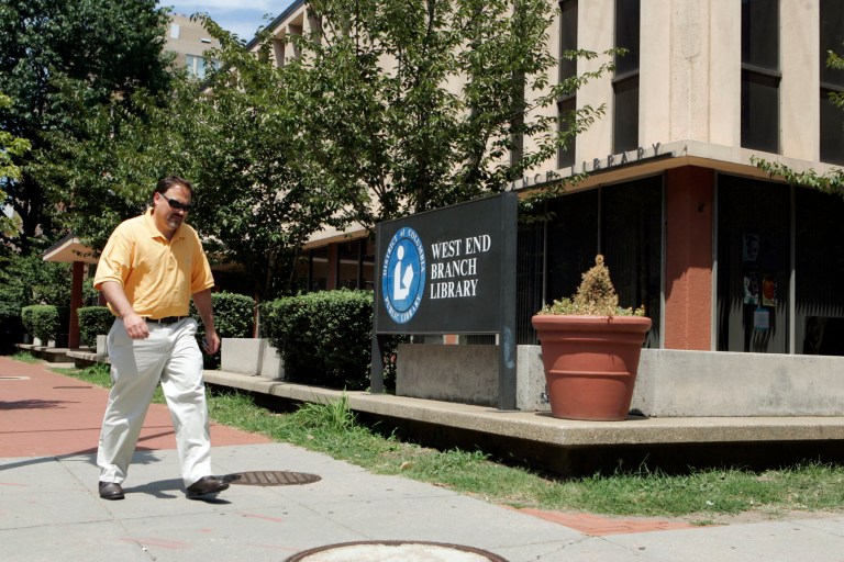 A library advocacy group is suing the city, saying that it did not properly scrutinize a deal giving a private developer land in downtown D.C. in exchange for reconstructing a fire station and the West End Neighborhood Library. (Photo: Examiner file)