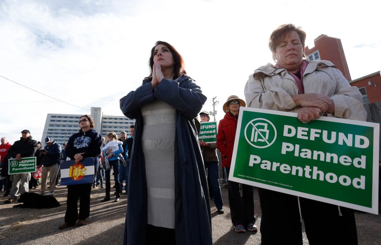The bill rolls back an Obama rule that aimed to protect clinics from GOP efforts to defund abortion providers. (AP Photo/Brennan Linsley)