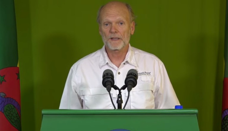 Ken Isaacs, nominated to be director general of the U.N. International Organization for Migration, has called Muslims violent and said policymakers should favor Christian refugees. (Image courtesy screenshot)