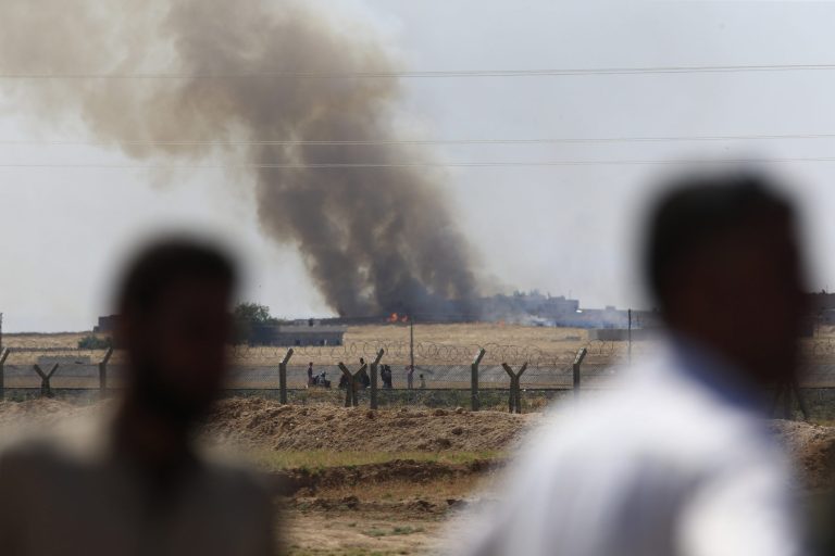 This marks the first time the U.S. has come to the aid of the Syrians it trained and equipped, who recently re-entered the battlefield. (AP Photo)Â 