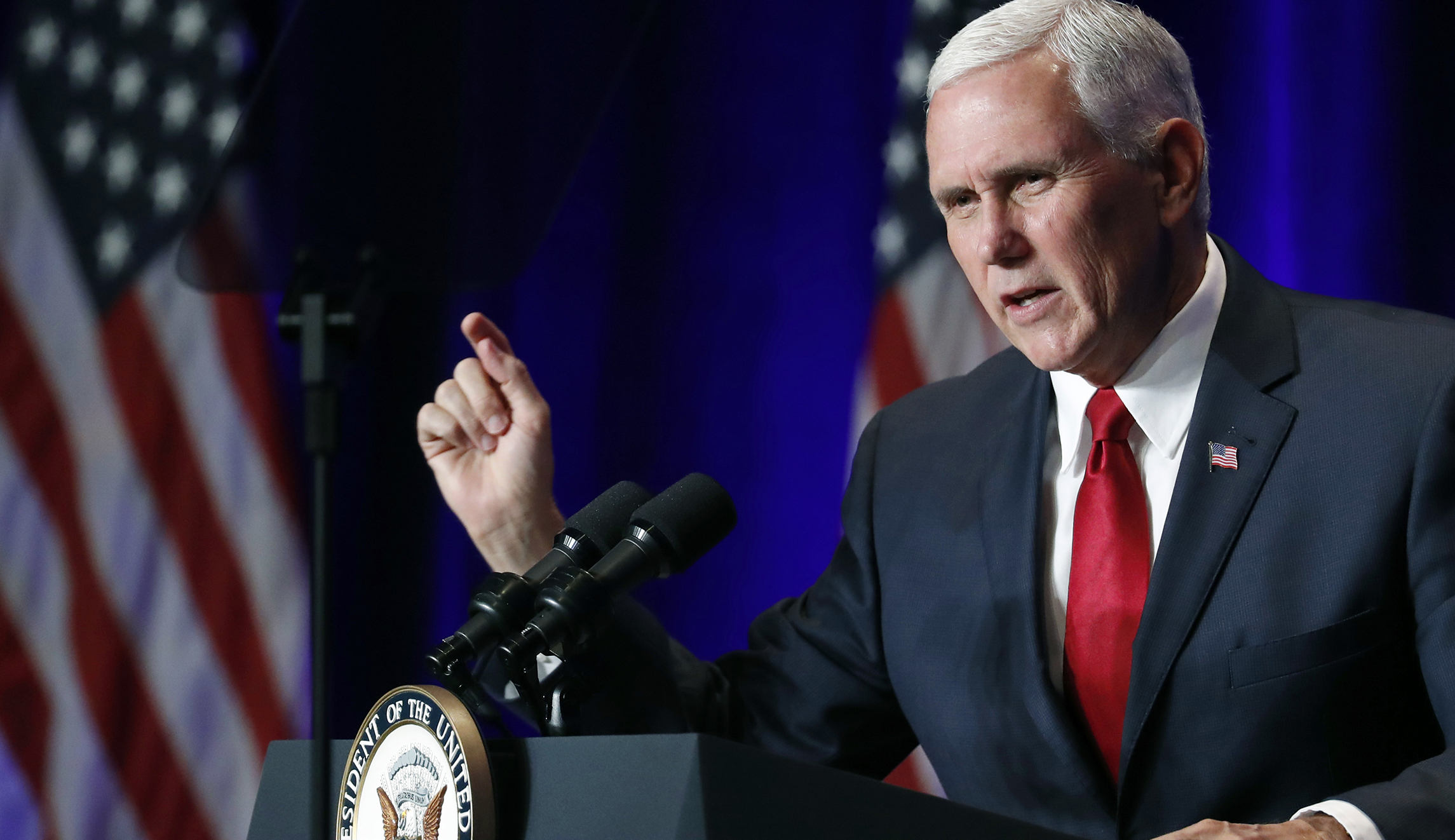 Mike Pence blasts ‘disgraceful and offensive’ report on ‘shadow campaign’ to unseat Trump in 2020