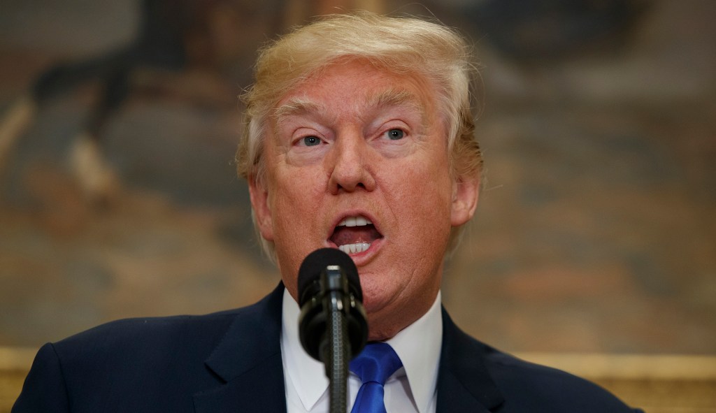 Democrats fume at Trump’s sanctions statement
