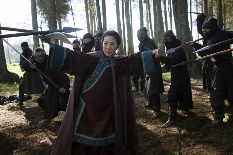 In this image released by Netflix, Michelle Yeoh appears in a scene from