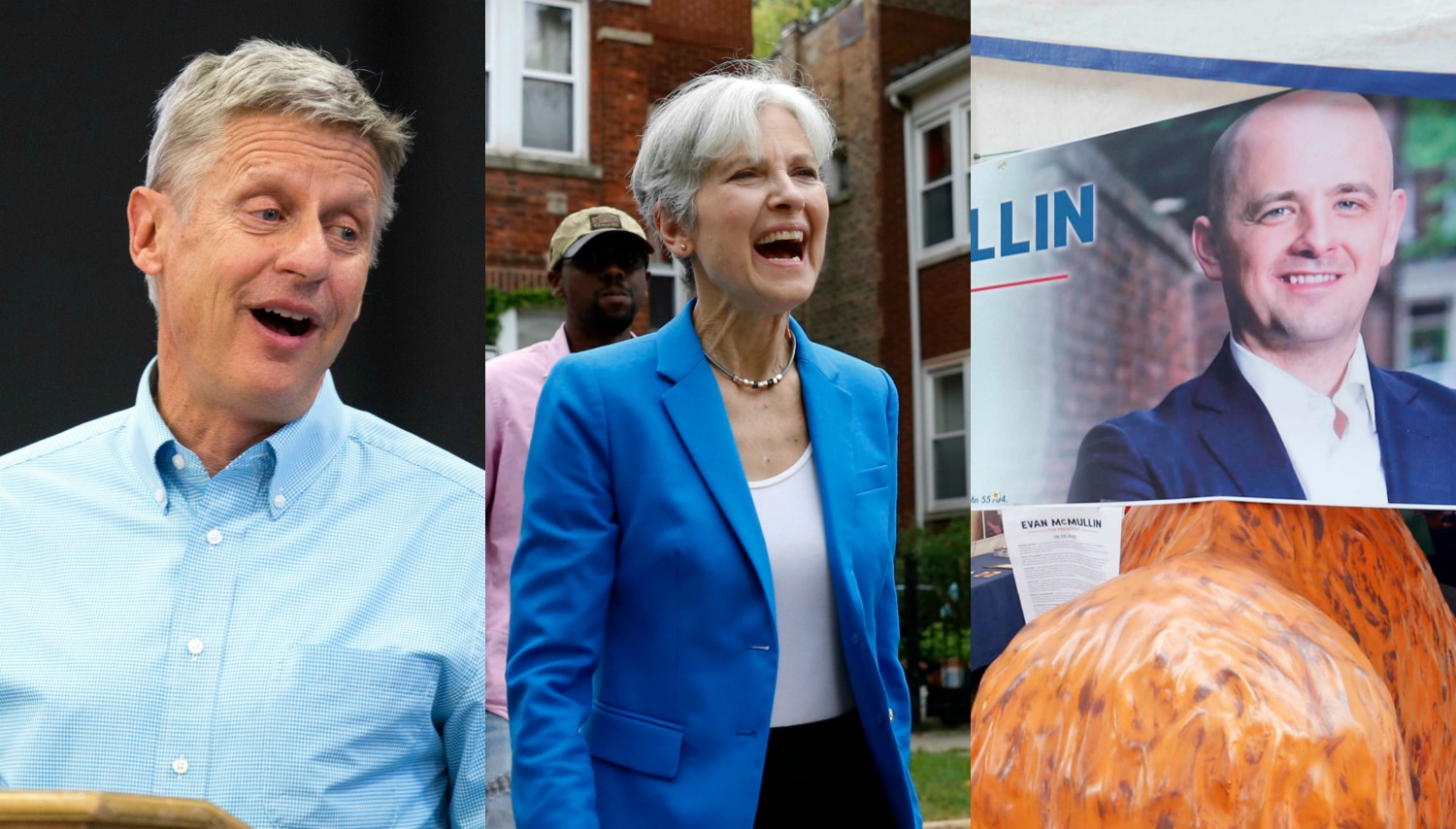 Third party candidates soak up publicity from gaffes